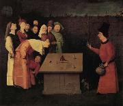 BOSCH, Hieronymus The Conjurer oil painting artist